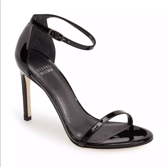 stuart weitzman nudistsong black patent